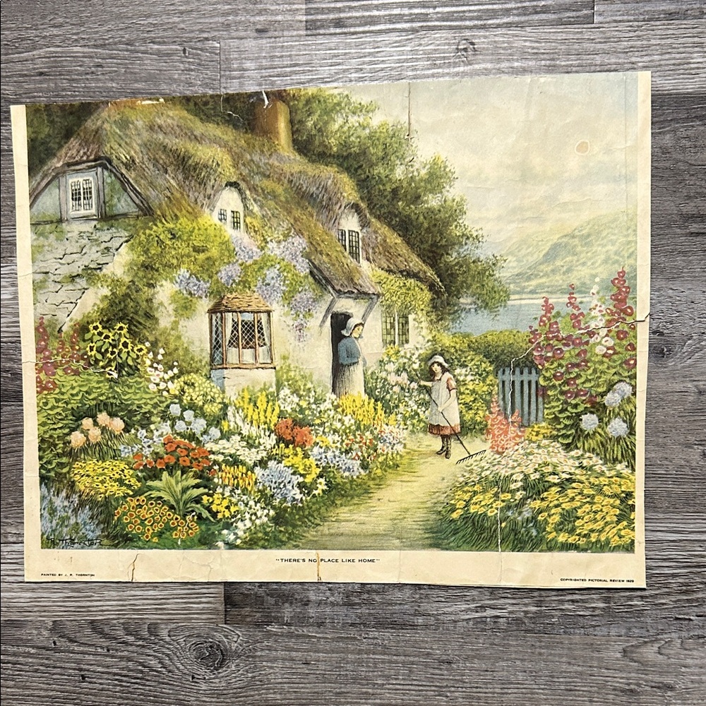 Charming Cottage Garden Art Print